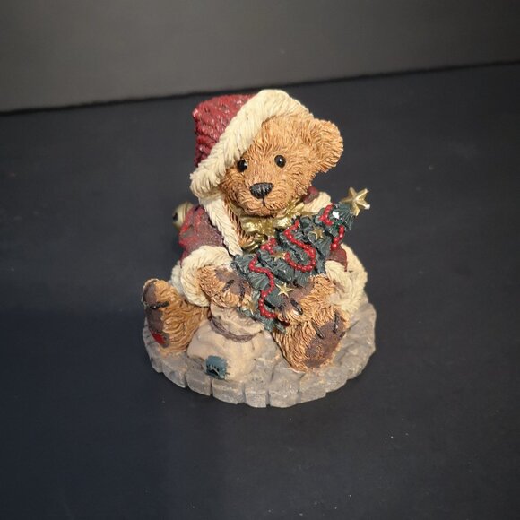 Boyds Bear "hurt not the Earth or the Trees" The Santa Bear 1993 Figurine - Picture 1 of 4
